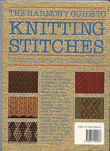 The Harmony Guide to Knitting Stitches Paperback – May 1, 1989
