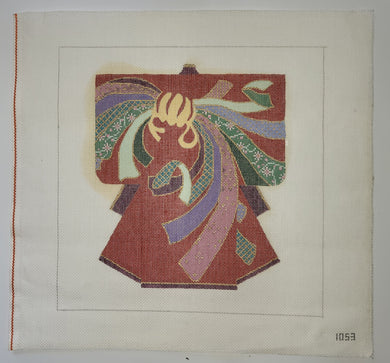 Red and Swirls Kimono (1053)