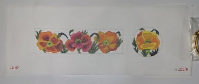 LB117 Poppy Flower round box