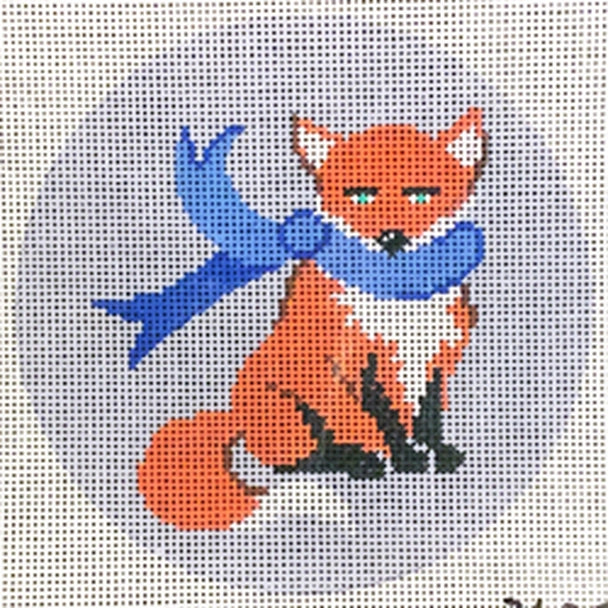 Fox w/blue scarf (3628)