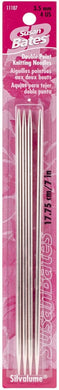 Silvalume Double Point Knitting Needles 7