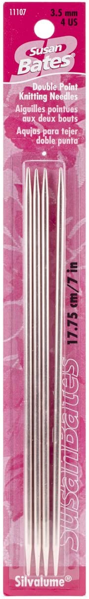 Silvalume Double Point Knitting Needles 7