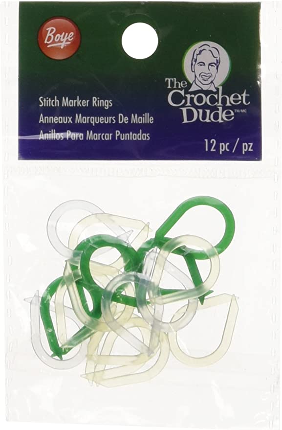 Crochet Dude Stitch Marker Rings