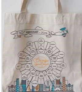 2019 - 10th Anniversary Yarn Crawl Tote Bag