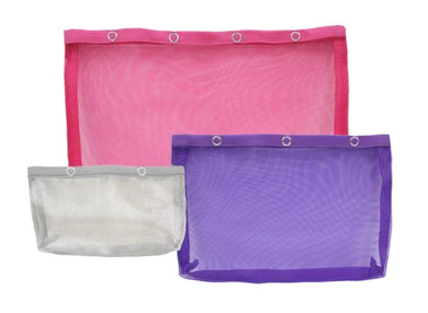 Knitter's Pride Vibrance Pouches. Set of 3 sizes each in a different color.