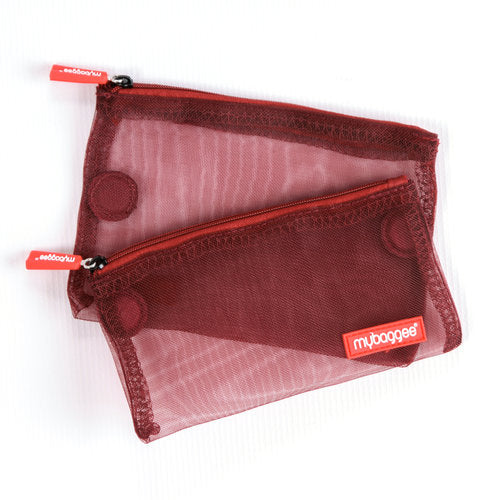 mybaggee Mini Set - Mesh Bags (Burgundy)