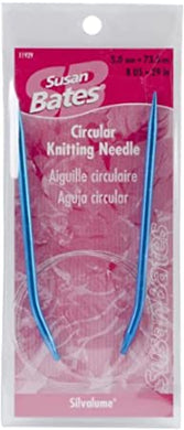 Susan Bates Silvalume Circular Knitting Needles 24
