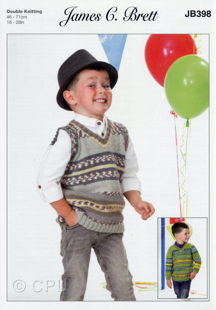 James Brett Pattern Leaflet JB398