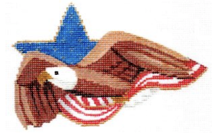 Patriotic Eagle Ornament (LL462D)