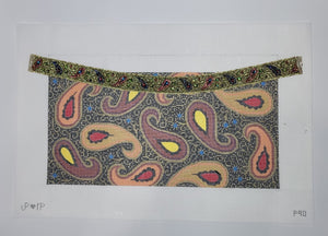 Jeweled Paisley Purse (P90)