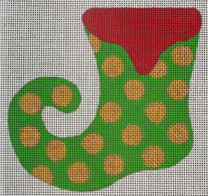 Polka Dot Mini Sock with Stitch Guide (CMS-001)