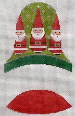 Dimensional Bell Santas (LL421L)