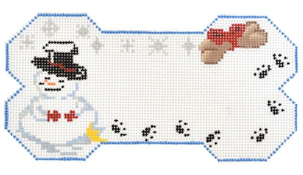 Snowman Dog Bone (BP-19)
